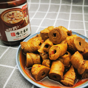 山香鸡汁素肠香辣面筋