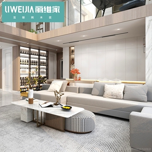 丽维家沈阳福人竹香板f4星无醛环保全屋定制轻奢极简ins风格衣柜