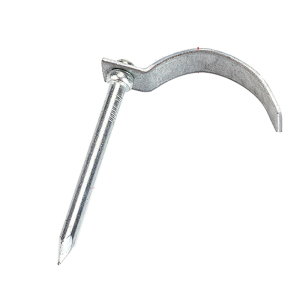 ppr水管钩钉镀锌铁勾钉管码20管卡钉水管线管固定一寸u25pvc管卡