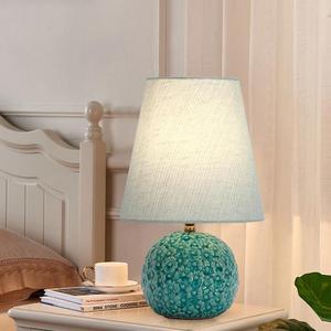欧式古典奢华复古台灯美式卧室床头灯简约陶瓷布艺客厅装饰灯具