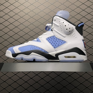 aj6 北卡蓝 白蓝大学蓝 乔6男女鞋气垫休闲复古篮球鞋 ct8529-410