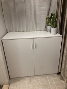 阳台柜子储物柜防晒收纳柜户外室外防水1米宽60xcm置物柜小型矮柜