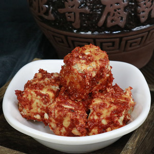 益阳特产四季红兆哥腐乳湖南沅江红油豆腐乳特辣自