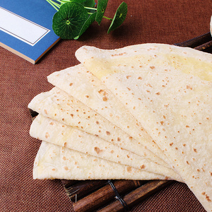 景芝三页饼山东特产方便面食手抓饼薄饼烙饼手工大饼卷饼卤肉饼