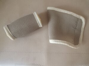 腋下拐杖双拐拐棍捌杖拐扙腋下加厚布套棉布腋窝m软海绵套一对装.