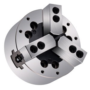 数控机械车床卡盘中实三爪3爪油压动力夹头液压4寸5寸6寸8寸坚固