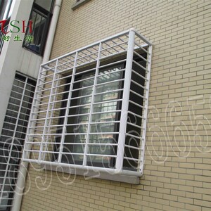 新款绿娃固定式彩钢防盗窗 新式防盗窗防护窗 无锡包安装特惠价11