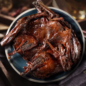 洪湖酱板鸭全鸭卤味香辣湖南300g鸭肉湖北手撕麻辣风干袋装常温