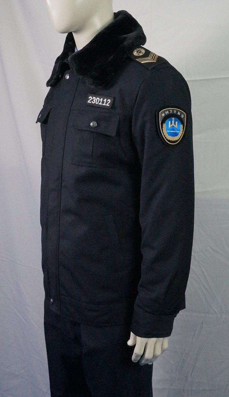 卫生监督标志服冬季夹克棉衣卫监臂章羽绒内胆夹克套装量身定做