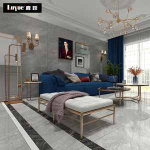 罗娜尔瓷砖岩板布朗灰简约现代750x1500客餐厅卫生间阳台厨房卧室