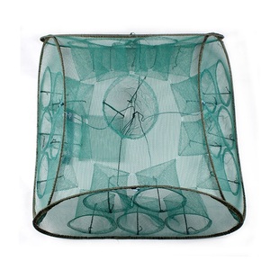 860人付款淘宝渔笼渔网捕f鱼笼捕虾笼自动折叠泥鳅