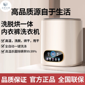 日本SVIP内衣洗衣机家用全自动小型洗内衣神器高温杀菌洗烘脱一体