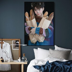 王俊凯明星diy数字油画手工填色家居客厅卧室酒店装饰画挂画m