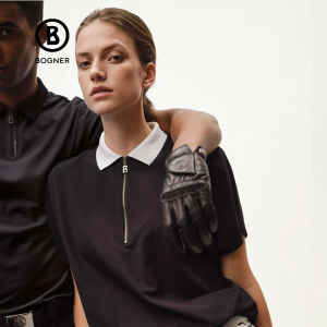 bogner/博格纳2022夏季新款女装polo衫拉链领短袖运动t恤51612789