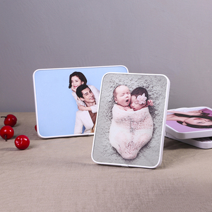 高档照片摆台放大挂墙拉米水晶引压抗咬时尚标签素馅相框摆件定制