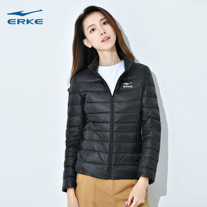 鸿星尔克羽绒服女2021年冬季新款短款轻薄大码保暖时尚潮流外套