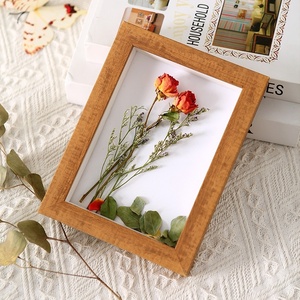 干花相册永生立体相框diy树叶标本昆虫收纳成品摆件放玫瑰花的装