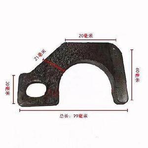 勾快速锁扣锁紧快装卡管器48管木工用的铁管卡扣五金半扣固定单扣