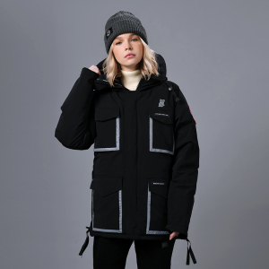 零下40防寒滑雪服加拿大猫头鹰反光艾大鹅羽绒服女东北加厚外套男