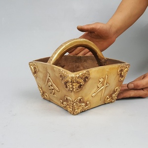 纯铜斗摆件招财进宝斗日进斗金c工艺品礼品聚宝盆米斗升年年有