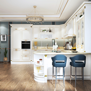 欧派橱柜 定做整体厨房定制欧式橱柜g开放式厨房装修圣卡罗预付金