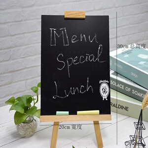 新品北欧风格留言板简约桌面软木板创意记事板小黑板公告栏办公n