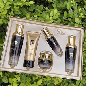 套装五保湿补水贵妇护肤滋润珍珠小黑瓶件品丹正品水乳面部丝修护