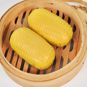心思源奶香玉米包 卡通包营养速食早餐面食包子馒