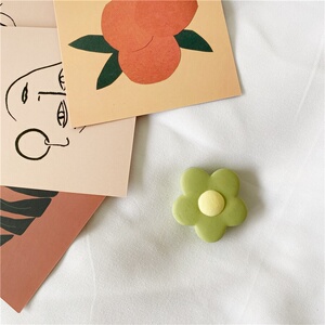 泫雅风小花香薰石膏汽j车饰挂件车载扩香石三八节三八节礼物.