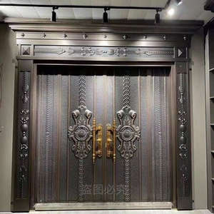 铝合金玻璃门大门四开