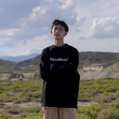 上色学生闲味落休禾衣肩bf头秋松女港春套卫款素男同j2021e宽子风