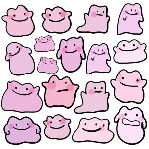 史莱姆贴纸可爱