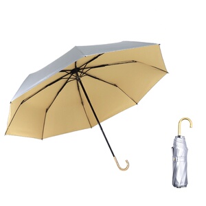 挂小太弯手柄阳轻伞日r系遮阳伞把超钩巧折叠轻伞雨伞勾女带钩