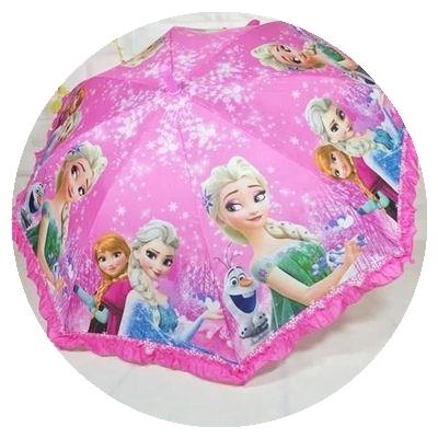 公主洋伞粉色儿童太阳女童蕾丝花边雨伞p折叠可爱创意韩版