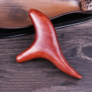 三角雀锥木质脚底腿部穴位按摩器蜜蜡琥珀足疗按摩椎点穴笔拨筋棒