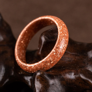 22会泽斑铜戒指铜指环男女情侣款创意个性高纯度i紫铜手工纯铜工