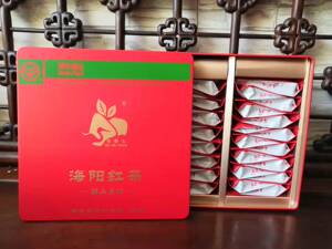 好客山东 绿色食品 海阳红茶 步鹤山 鹤山正红明前茶茶叶礼盒150g