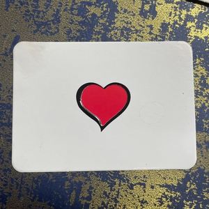 爱心弹指表白神器魔术卡片道具弹指爱心出现创意玩具泡妞把妹情人