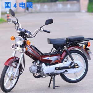 22国4电喷重庆嘉鹏陵48qc老年代步两轮燃油助力轻便弯梁摩r托车a.