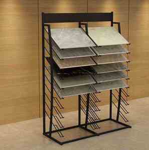 木板样品陈列架古船摆放架 木地板瓷砖展架集成吊顶展示架