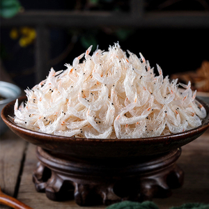 新鲜500g儿童宝宝生晒无盐水晶虾皮干货虾米补钙淡干小白皮虾海虾