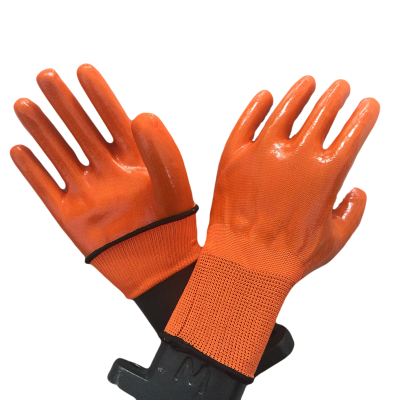 加厚劳保pvcb满耐磨浸胶胶皮胶韩国耐磨挂防水胶牛筋塑胶双面手套