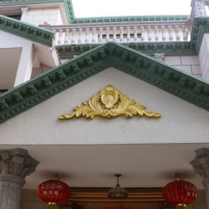 山花罗马柱浮雕花板山花模具预制别墅外墙建筑水泥欧式构件模板