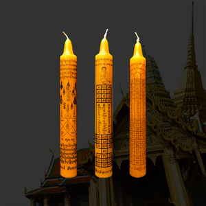 梵古佛牌 泰国特色手工蜡烛  龙婆 四面崇迪拉胡古巴阿里雅察蜡烛