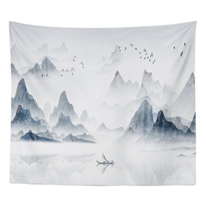 大型布艺山水画