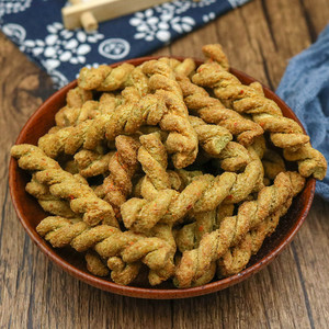 750人付款天猫嘟蕾蕾花椒小麻花200g罐装网红膨化小辫