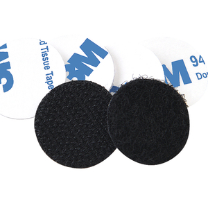 新品3m圆形魔术贴背胶扣带胶子母扣魔术贴强力自d粘贴小圆点撕拉