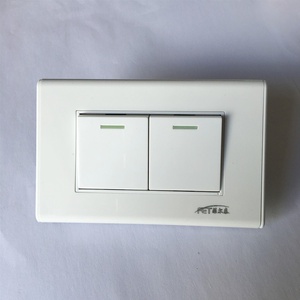 2021118型75系列120墙壁插座开关面板老式家用开关10a25w0v两开单