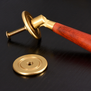 新中式纯铜高档红木拉p手柜门抽屉衣柜古典家具现代简约北欧铜把m