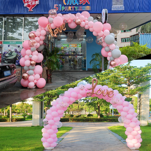 香槟色气球拱门